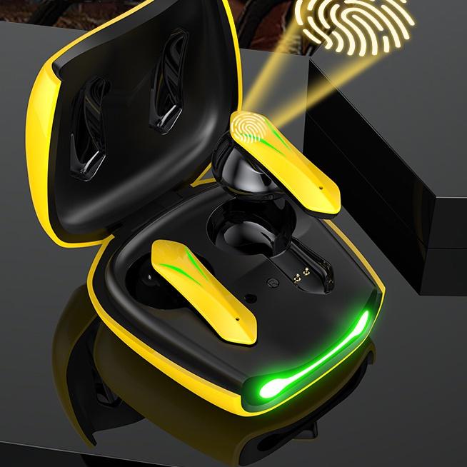 ✫ TWS Headset Bluetooth Wireless Gaming Earphone Bluetooth 5.2 Full Bass Noise Cancelling Earbuds Hi