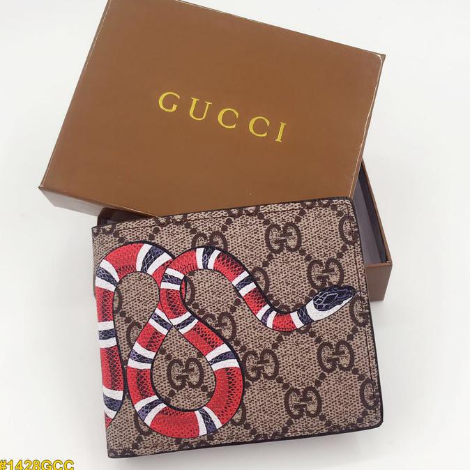 gucci wallet with snake on it