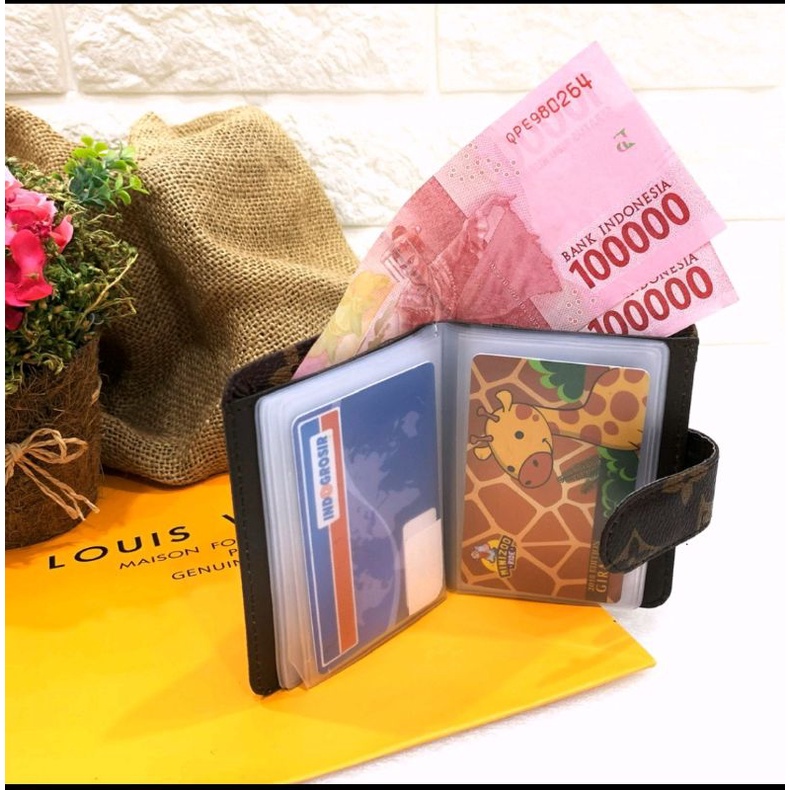 DOMPET KARTU IMPORT EMBOSS DOMPET KARTU WANITA PRIA-DOMPET FASHION ADA TEMPAT UANG