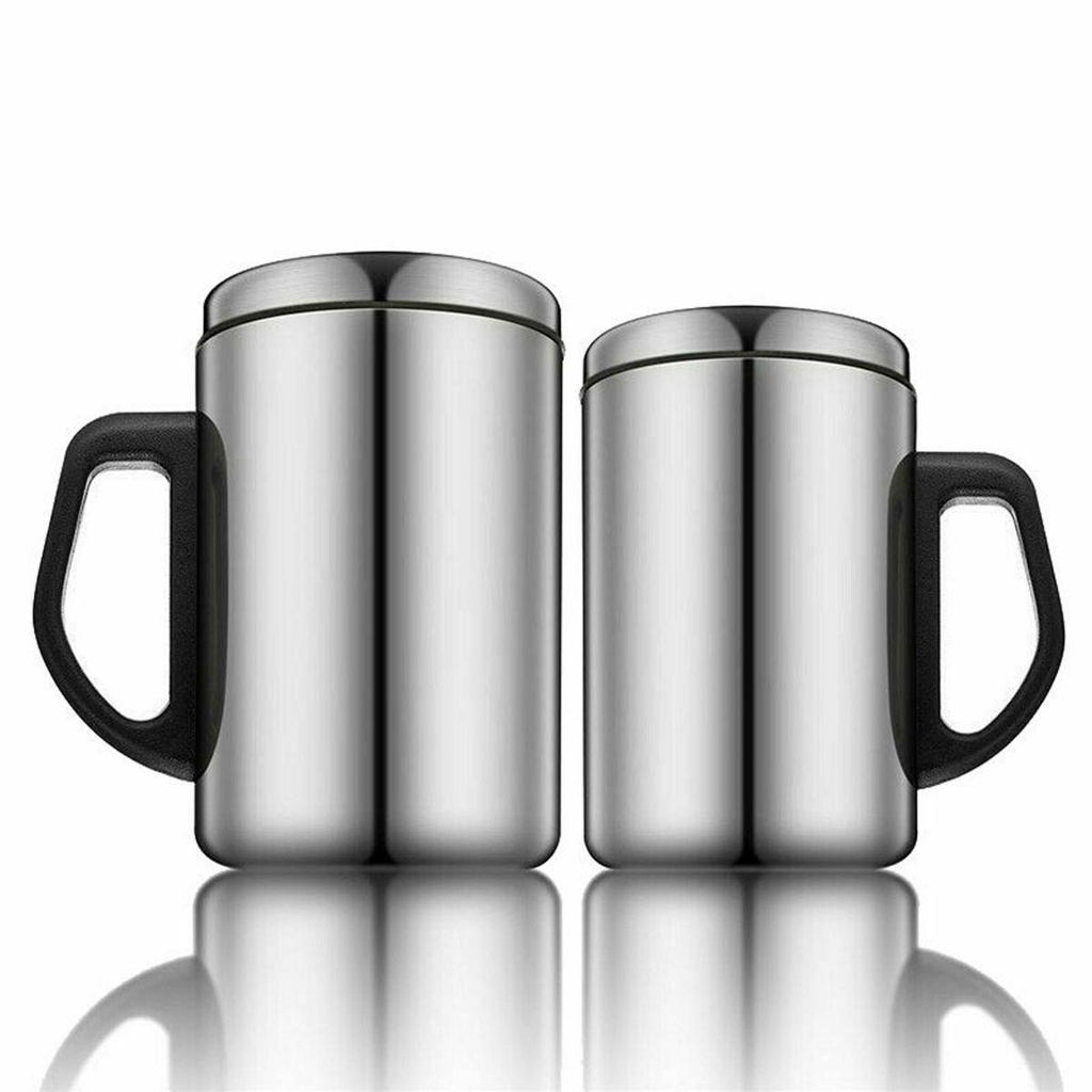 Preva Mug Cangkir Cangkir 304sekat Stainless Steel Perlengkapan Travel Botol Air