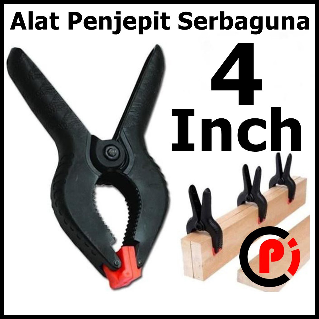 Klem Kayu 4 inci Inch Serbaguna Clamp Besi Kaca Kertas Triplek Catok Capit