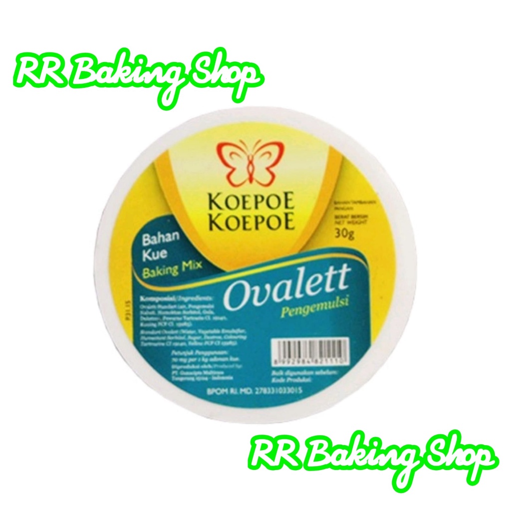 OVALETT KOEPOE KOEPOE 30gr -  Ovalett kupu kupu 30gr