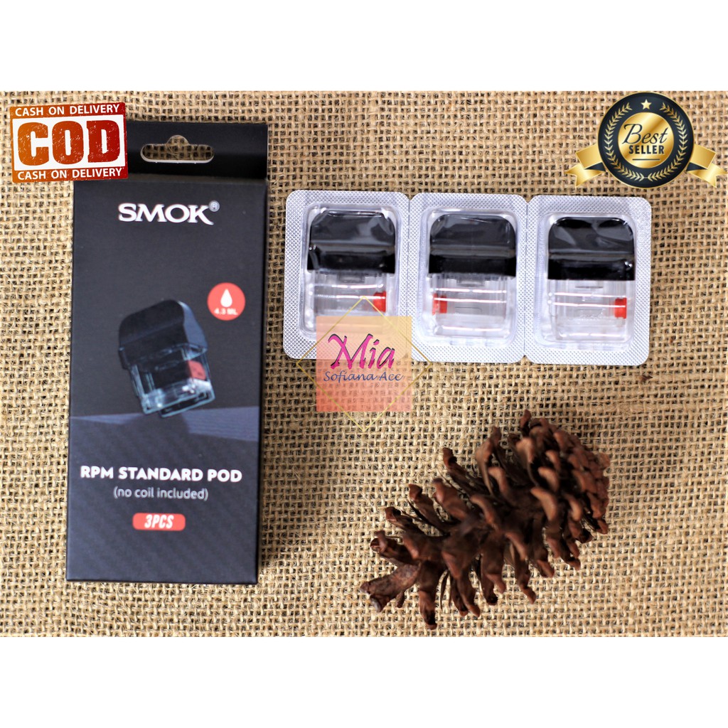 CATRIDGE POOD SMOKE RPM 40 4.3ml HARGA PER 1 pcs