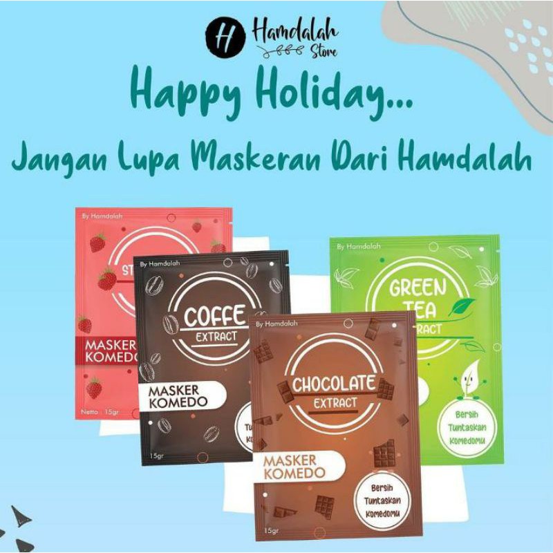 (BELI 2 FREE GIFT) MASKER KOMEDO BY HAMDALAH 10 GRAM PEEL OFF PENGANGKAT KOMEDO