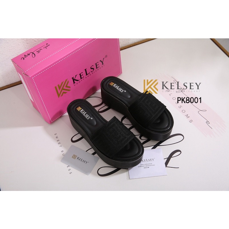 Kelsey Wedges Sandals Sepatu Wanita #PK8001