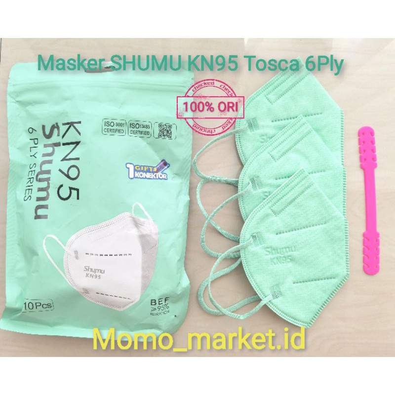 Masker SHUMU KN95 6Ply isi 10 Pcs