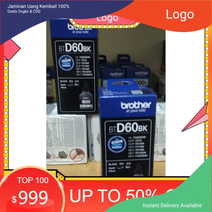 Tinta Brother BT D60 black original