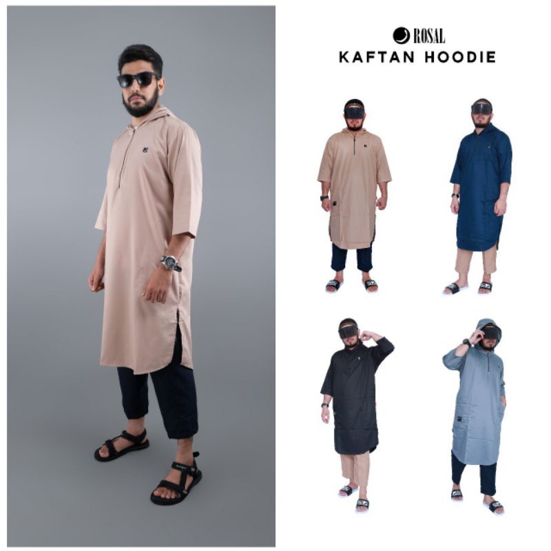 KAFTAN HOODIE KAFTAN PRIA KAFTAN DEWASA KAFTAN HOODIE ROSAL