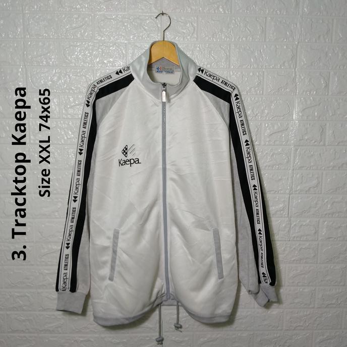 ✨ MURAH JAKET MURAH PRIA✨ JAKET TRACKTOP CASUAL GOOD QUALITY SECOND ORIGINAL - WHITE EKONOMIS