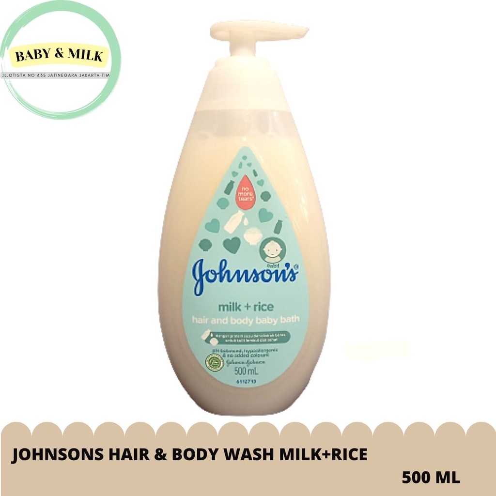 Jual Johnsons Baby Bath Milk & Rice 200 Ml / Reffil 200 Ml/400 Ml/500 ...