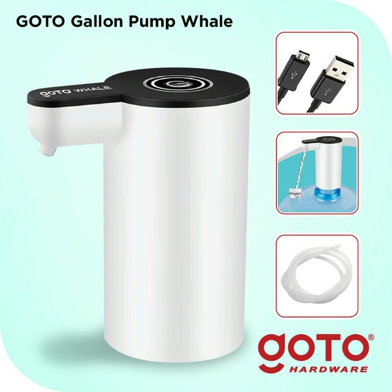 GOTO WHALE POMPA GALON AIR MINUM ELEKTRIK USB