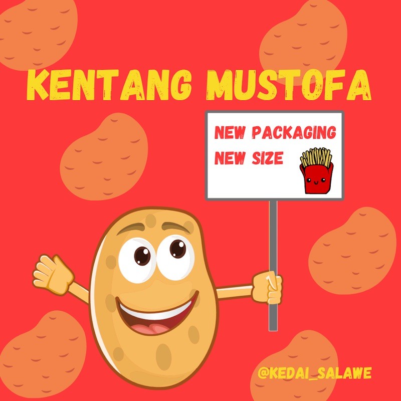 

Kentang Mustofa- Kentang goreng Kering - Kentang garing - Kentang Mustapa - Mustofa by KedaiSalawe