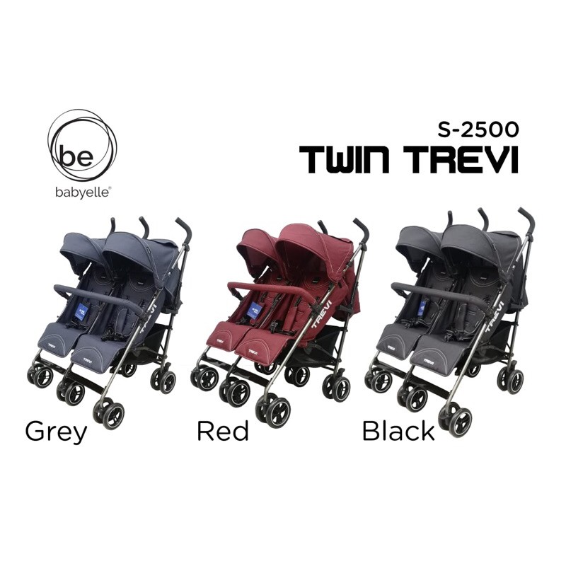 Stroller Baby Elle Babyelle Twin Trevi S 2500 kereta bayi dorong anak kembar