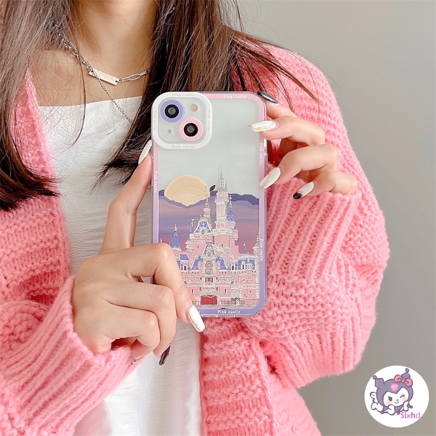 Redmi 10 Redmi Note 11 11s 10s 9 8 7Pro Redmi 10 9 9T 9C 9A Xiaomi 11Lite 11T Poco X3Pro NFC F3 M3 M4Pro X3 GT Redmi K20 K30 K40Pro Fairy Tale Balloon Castle Cute Soft Phone Case