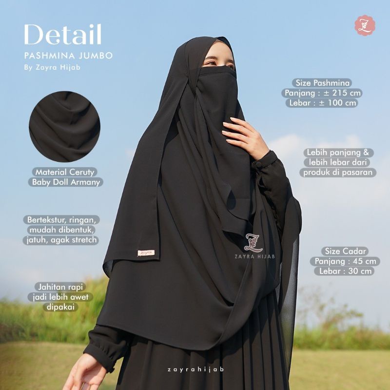 Pashmina Jumbo By Zayra Hijab