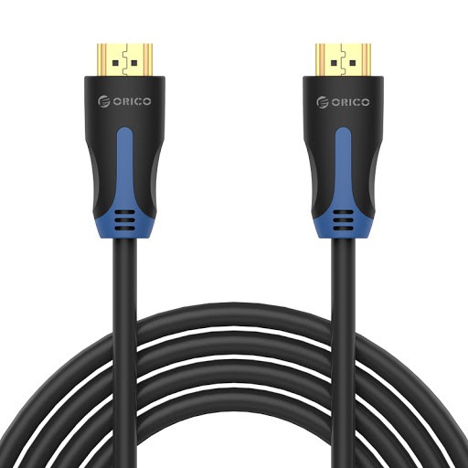 Cable hdmi 1.4 Orico 1m gold plated m-m 4k 3d hdcp 32awg HM14-10 - kabel Hdtv 19 pin 1 meter 3d male