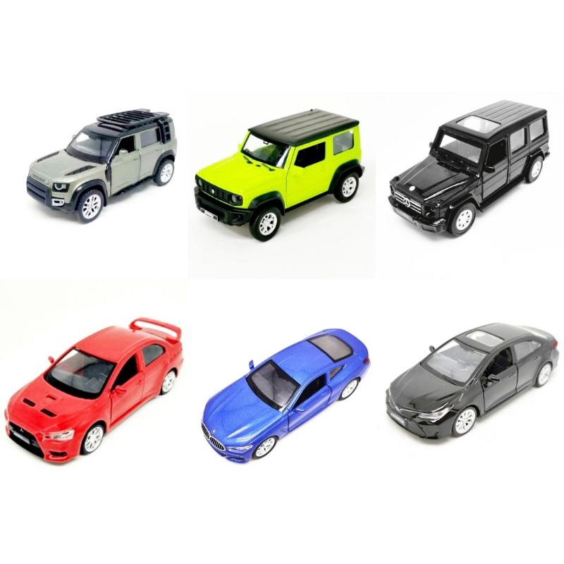 Mainan Diecast Apolo MSZ  Die cast  Toyota Alphard Mitsubishi Pajero Mobil Suzuki Jimny Land Rover Defender Mercedes Benz G 350 Lamborghini Aventador Nissan GTR Miniatur Mobil Mobilan Pajangan