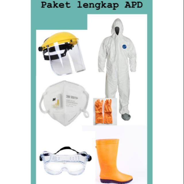Paket APD  Baju  Anti virus Baju  Pelindung kesehatan 