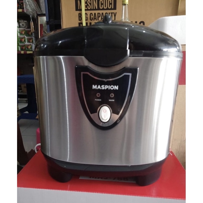 Magic Jar Maspion MRJ-788 kapasitas 7 liter nasi. Pemanas  penghangat nasi
