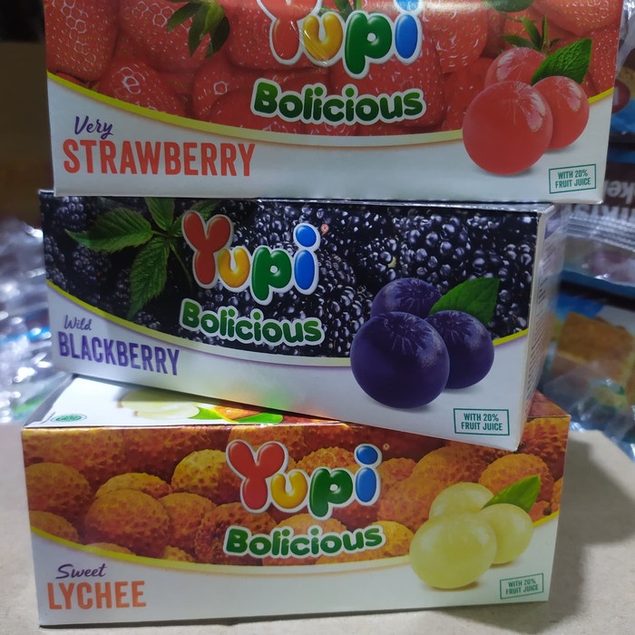 

54ekh Yupi Bolicius/ Bolicious 1Box - Lychee 60J