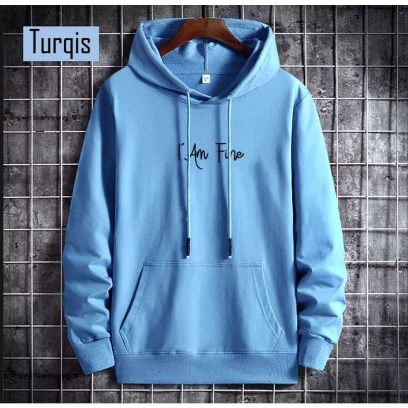 Sweater Hoodie Kekinian Simple Sablon | Hoodie Pria &amp; Wanita Size M-XXL