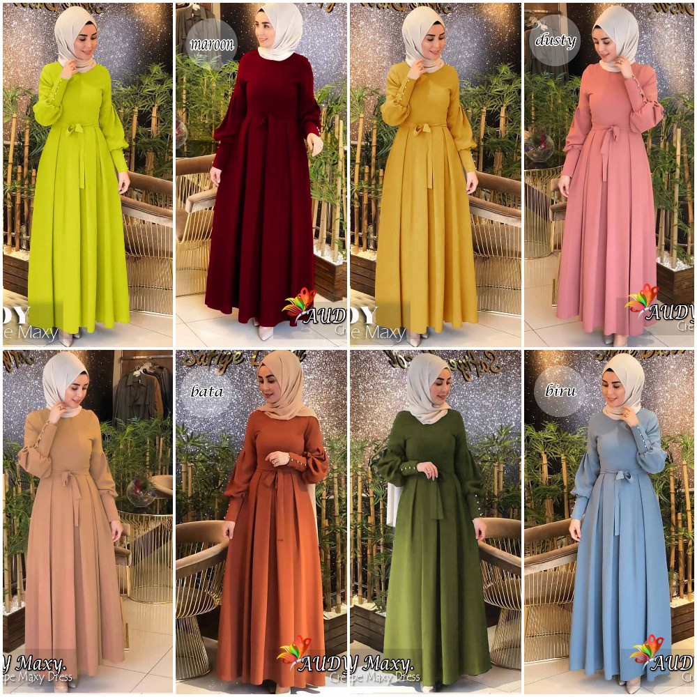 HM - DRESS GAMIS MAXY AUDY | GAMIS POLOS
