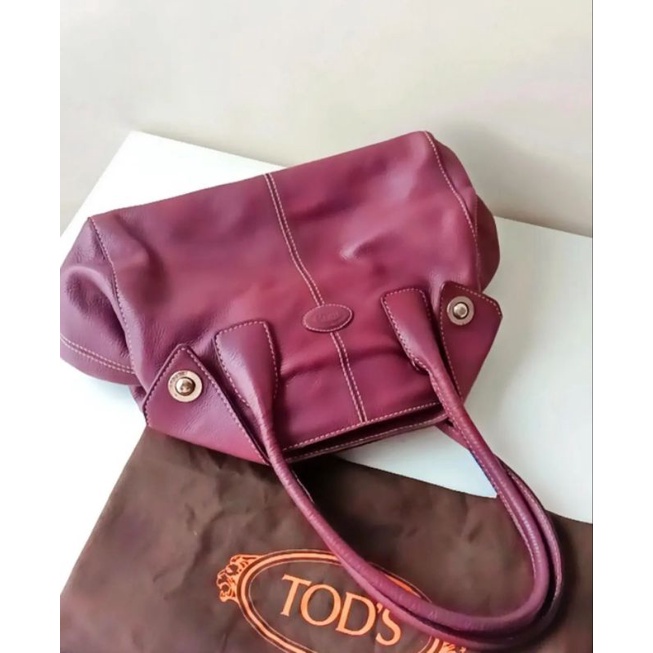 Preloved Tod's Totebag Shoulderbag Authentic second