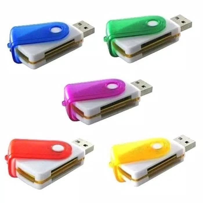 Card Reader 4 in 1 Slot All in One USB Flashdisk Connection Kit Camera Micro SD