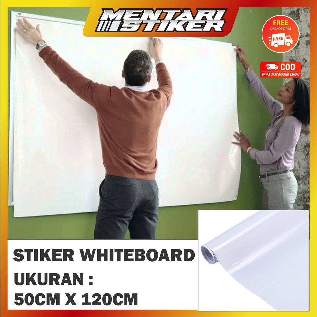 

Stiker/stiker kaca whiteboard/stiker papan tulis/putih lebar 120cm