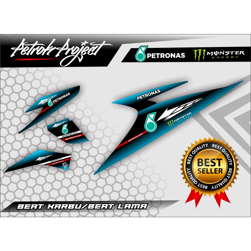 Striping Honda Beat Karbu Beat Lama Petronas