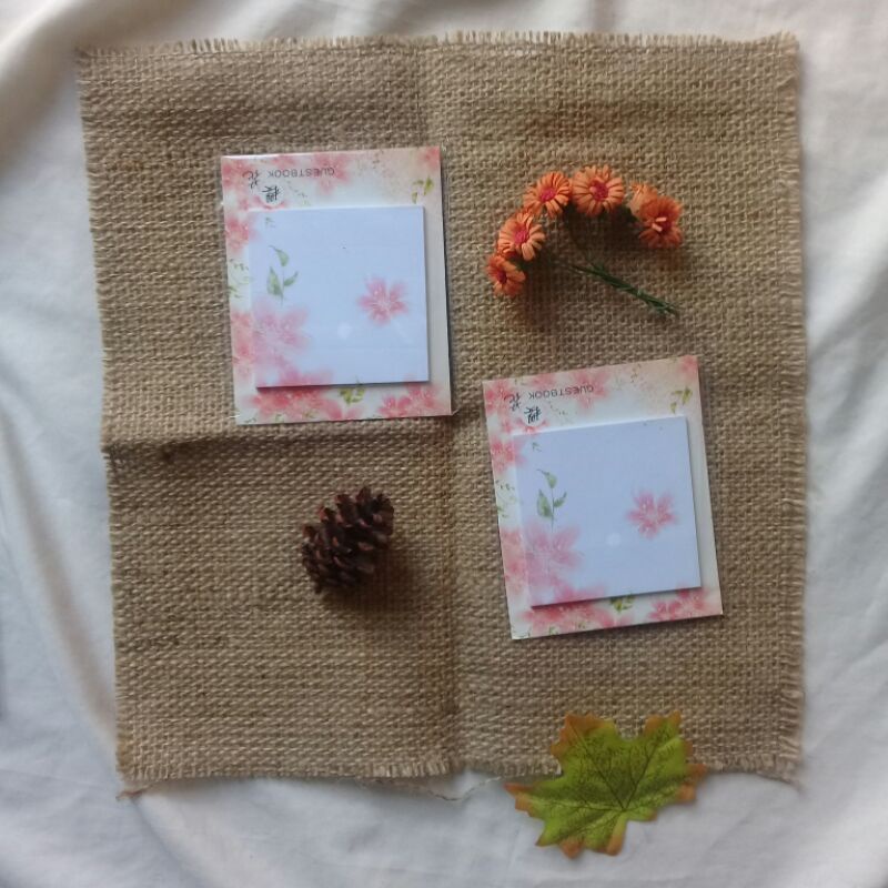 

Sticky Note Motif Bunga Sakura/Memo Tempel