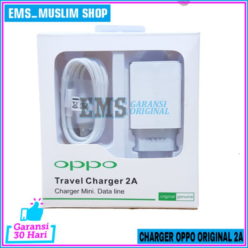 Charger OPPO A12 A31 A51 A71 A73 ORIGINAL % Micro USB 5V 2A