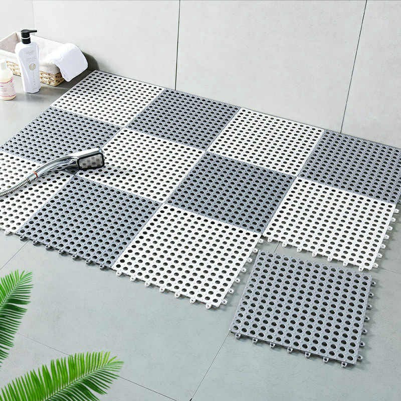 Karpet Toilet Kamar Mandi WC Anti Slip Keset Lantai Anti Licin Polkadot DD-1