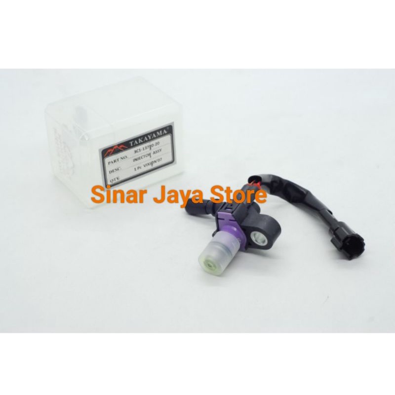 Injector Injektor Bahan Bakar + kabel Injector (Assy) Komplit Vixion'07 Takayama
