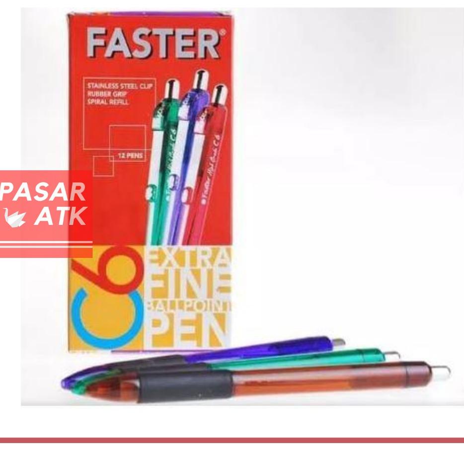 

Menarik.. Pulpen FASTER C6 Cetek (PERLUSIN-12 PCS)