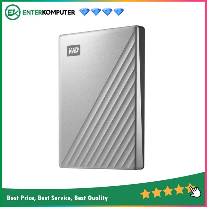 Harddisk WD My Passport Ultra - New Model 2TB USB 3.1 Type C