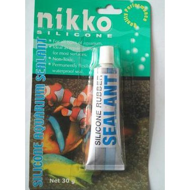 

Lem Kaca Sealant NIKKO 30 Gram Bening / Clear MJS LEM SILIKON TUBE