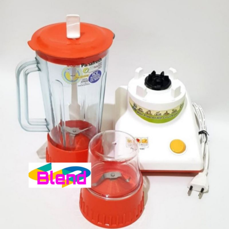 Panafresh Blender 2 in 1 -986- Gelas MIKA Gilingan/Choper Bumbu Kering