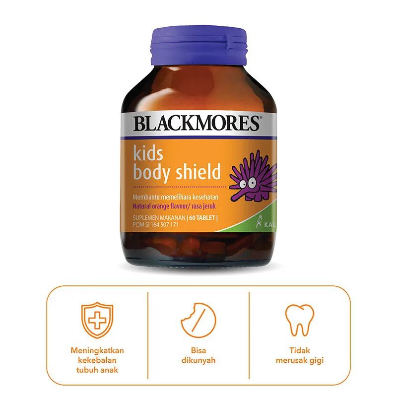 Blackmores Kids Body Shield  60 Tablet