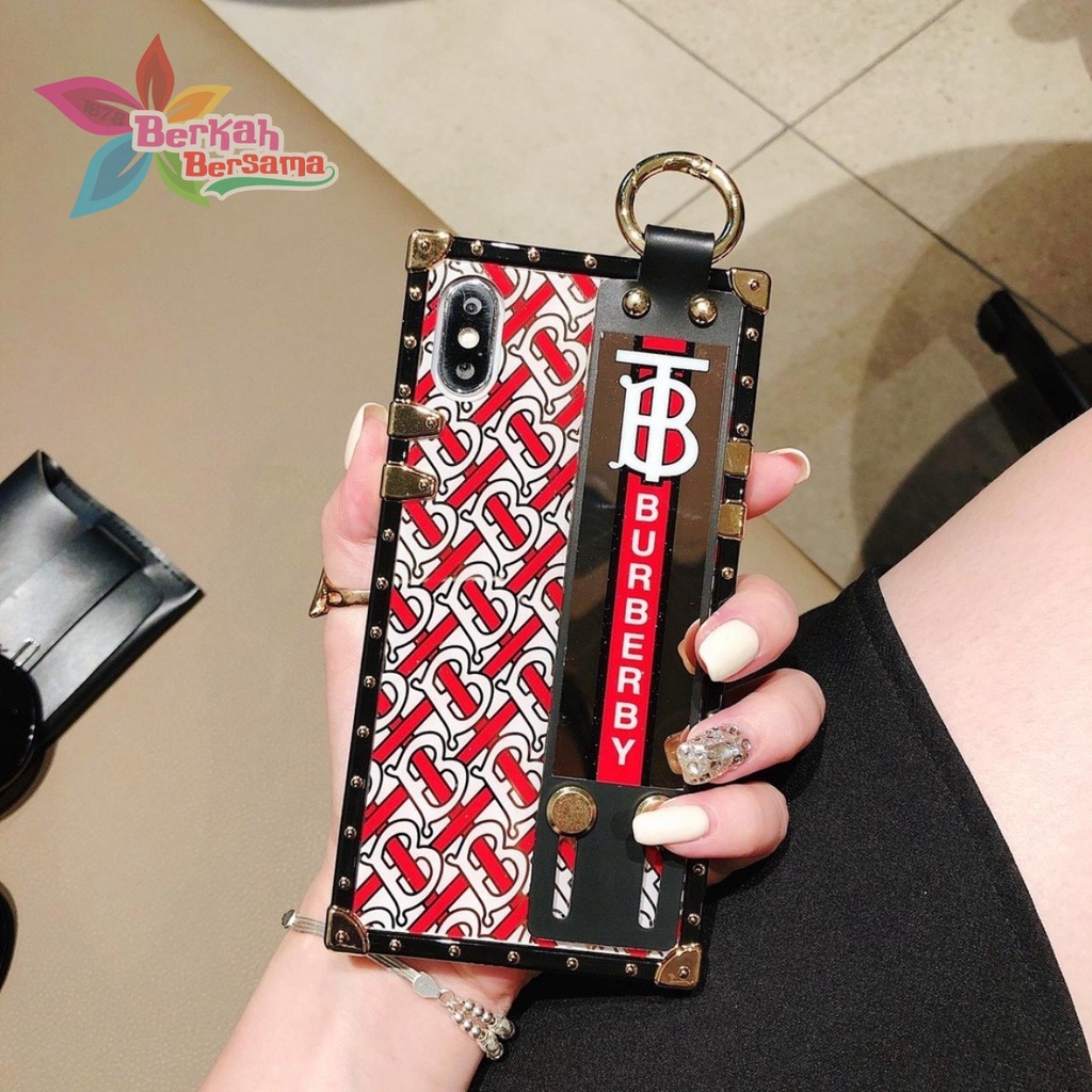 Y001 CASE OLIVIERA SQUARE KOTAK BEAUTY CASE BRAND GOLDEN HANDGRIP IPHONE XR 11 PRO BB6391