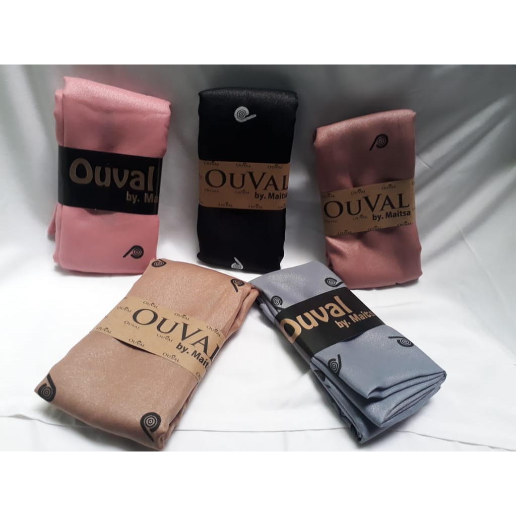 [BISA COD] HIJAB SEGIEMPAT OUVAL BY MAITSA (GLAMOUR AKSARA)