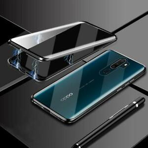 Case Magnetic DEPAN BELAKANG Oppo A91 Premium Case 2in1 Double Glass Oppo A91
