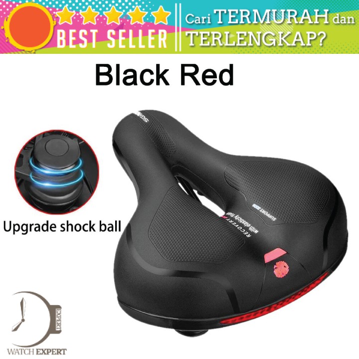 BAYAR DI TEMPAT Sadel Sepeda Mountain Bike Saddle Leather Model Absorber Ball