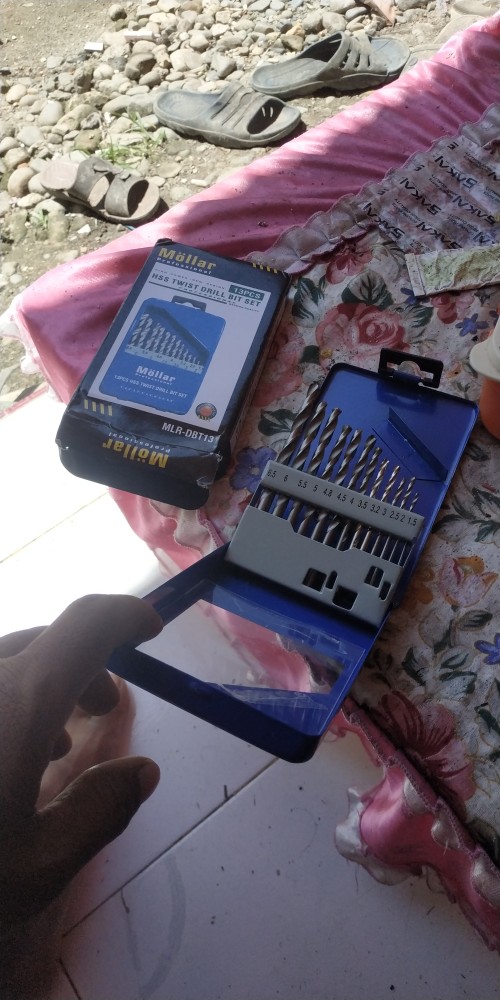 Mata Bor Besi Set 13 Pcs - Mata Bor Besi - Mata Bor Hss- Twist Drill