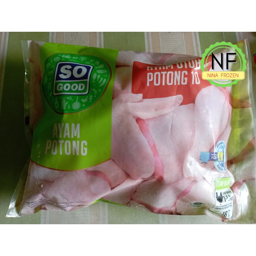 

so good ayam potong isi 10