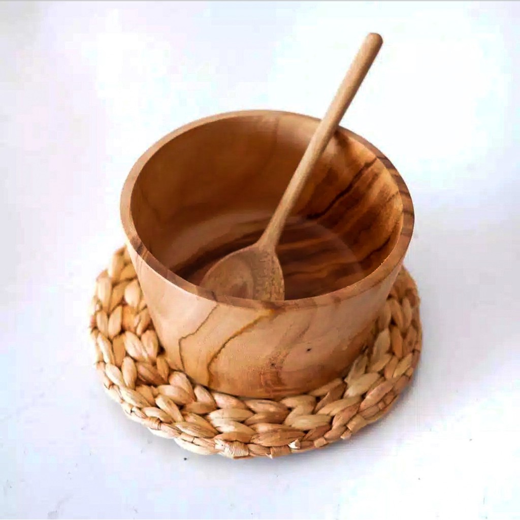 Coaster / Tatakan Gelas / Anyaman/ Kerajinan Tangan / Eceng Gondok