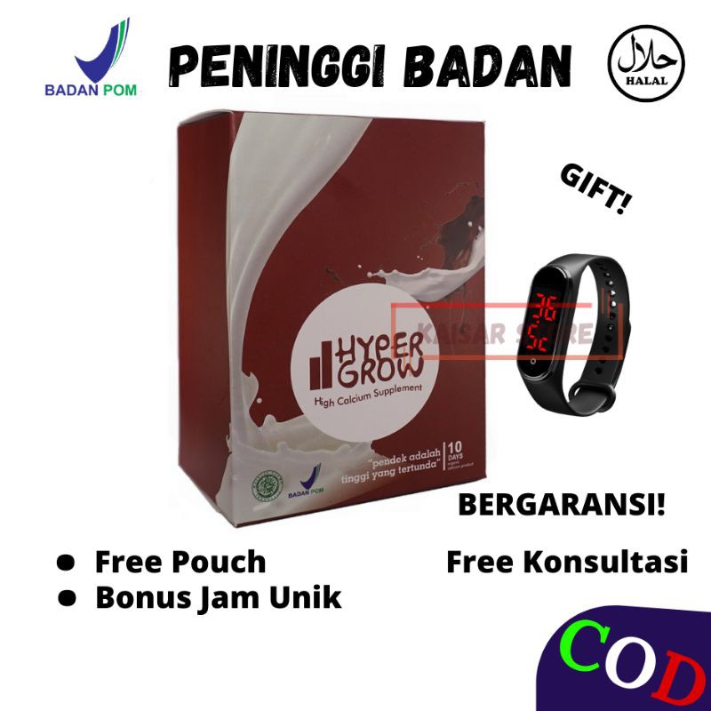 

HYPERGROW Peninggi Badan Original Susu Kalsium HYPER GROW Murah