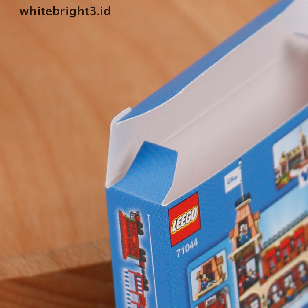 {whitebright3.id} Dollhouse Miniature Building Blocks and Box Simulation Model Toy ,