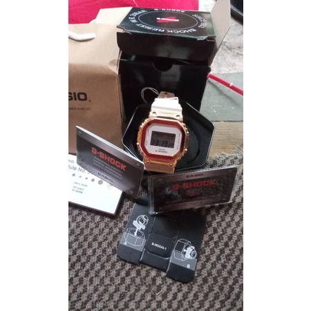 Jam Tangan Casio Rose Gold white