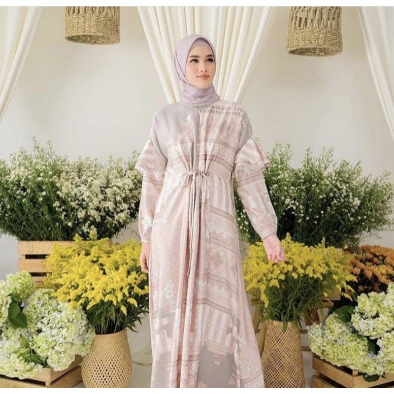 DIOR SILK JEUMPA PINK GREY